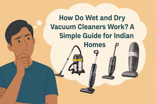 How do wet and dry vacuum cleaners work?