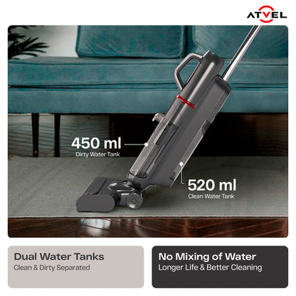 ATVEL F35 TotalClean 5-in-1 Cordless Handheld & Stick Wet Dry Vacuum