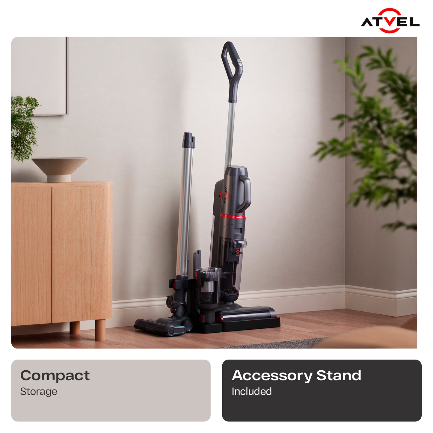 ATVEL F35 TotalClean 5-in-1 Cordless Handheld & Stick Wet Dry Vacuum