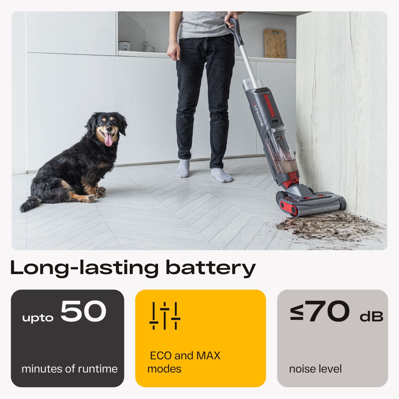 ATVEL F16 Ultimate Cordless Lightweight Vacuum Cleaner and Mop