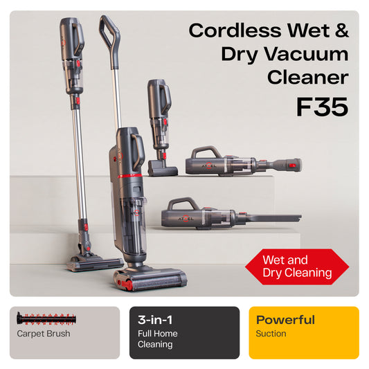 ATVEL F35 TotalClean 5-in-1 Cordless Handheld & Stick Wet Dry Vacuum